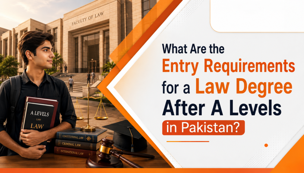 What Are the Entry Requirements for a Law Degree After A Levels in Pakistan?