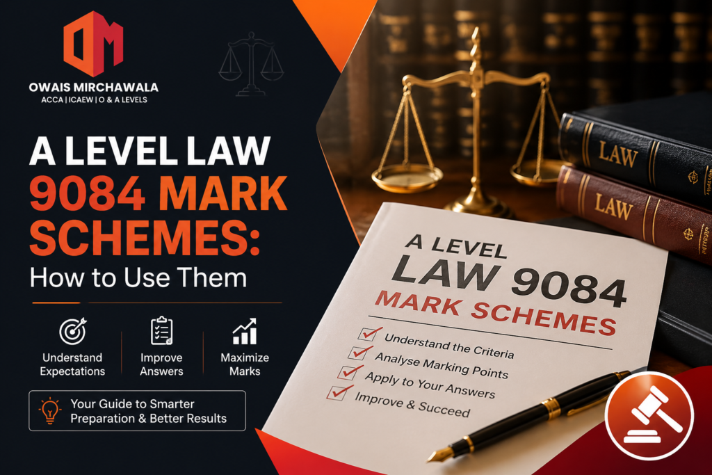 A Level Law 9084 Mark Schemes: How to Use Them