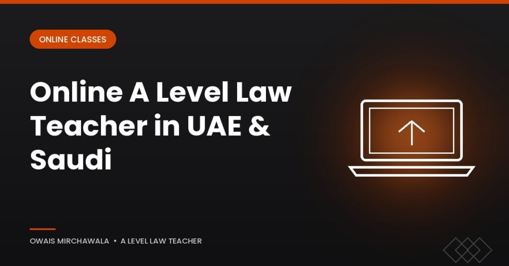 online a level law teacher uae